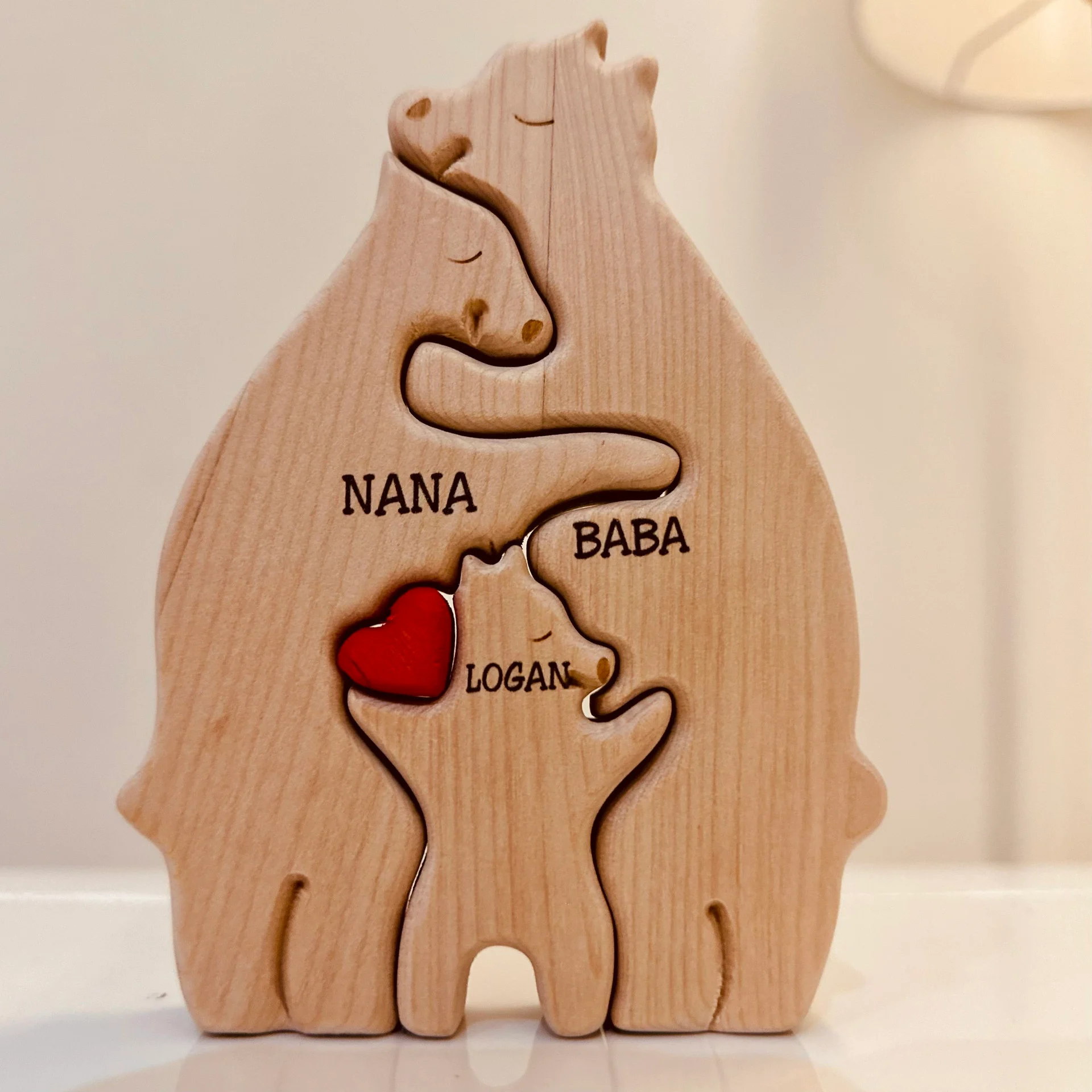 Wooden Bears Family Puzzle™ | The Ultimate Family Appreciation Gift - Image 5